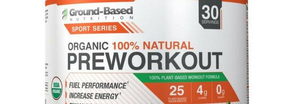 Ground-Based Nutrition Announces The Release Of Its Certified Organic Plant-Based Preworkout