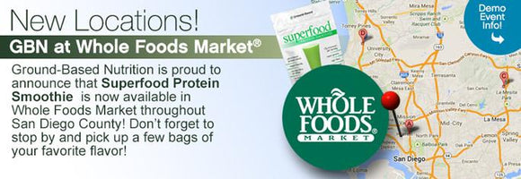 Ground-Based Nutrition’s Protein Line Now Available at Whole Foods!
