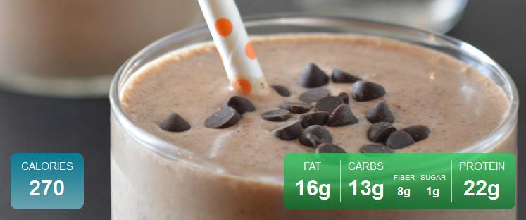 Skinny Chocolate Almond Butter Smoothie