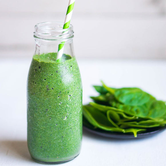 Apple Spinach Vegan Protein Powder Smoothie