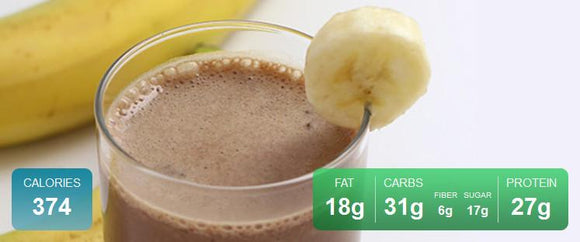 Coco-Banana Chocolate Smoothie