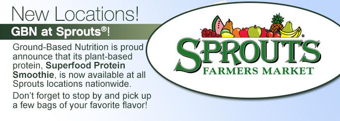 Ground-Based Nutrition Announces its Plant-Based Protein is now Available at all Sprouts Stores Nationwide