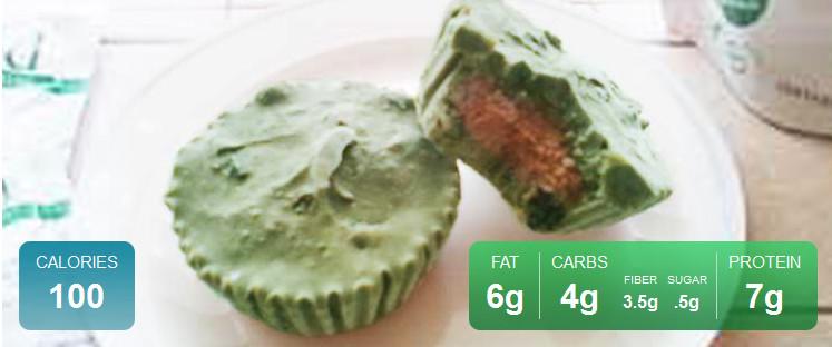 Supergreen Spirulina Nut Butter Cups