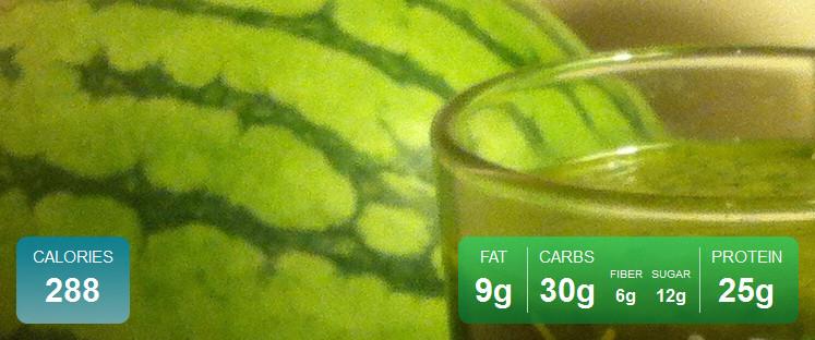 Refreshingly Green Watermelon Smoothie